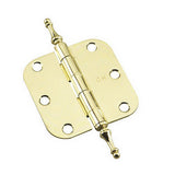 Full Mortise Inset Brushed Nickel Hinge (1-Pair) - Super Arbor