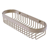 Allied Brass Oval Toiletry Wire Basket in Antique Pewter