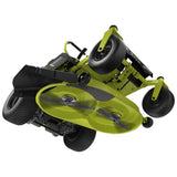 RYOBI 42 in. 75 Ah Battery Electric Riding Zero Turn Mower and Bagging Kit