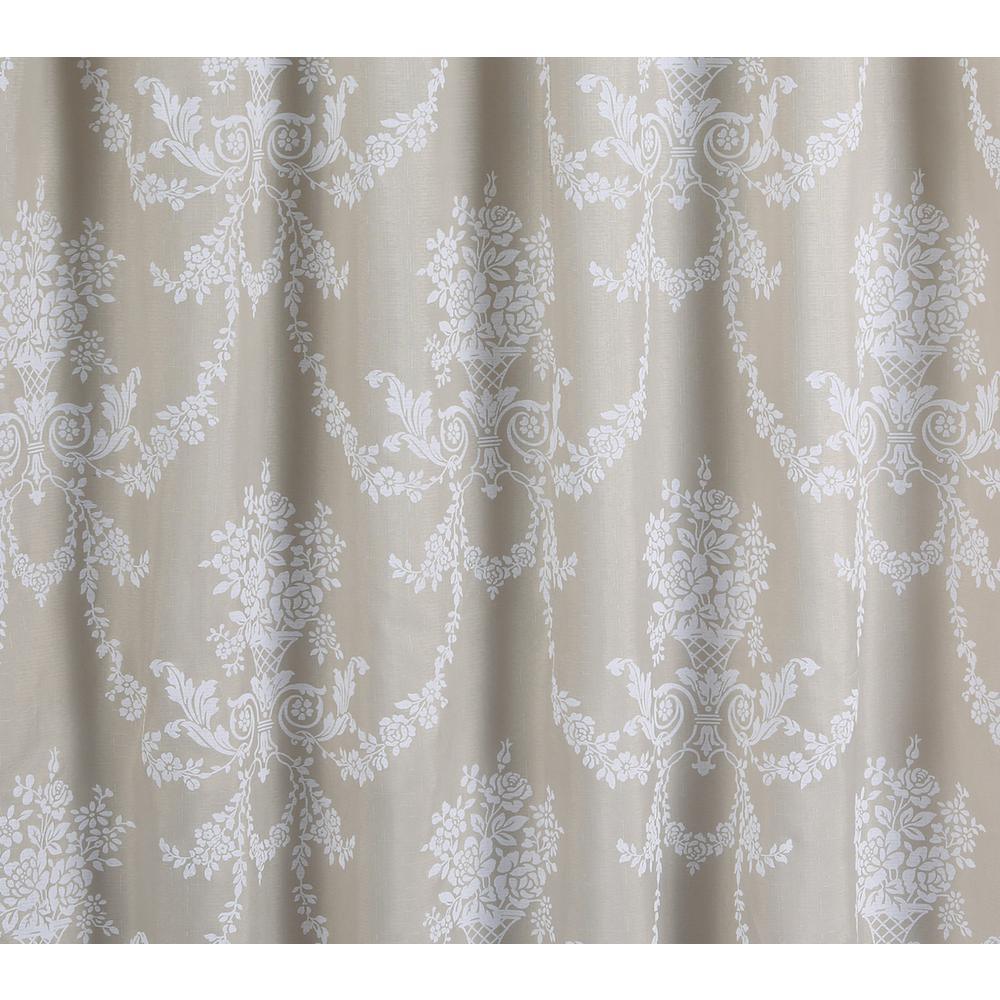 Jolin Shower Curtain, 70x72, Champagne - Super Arbor