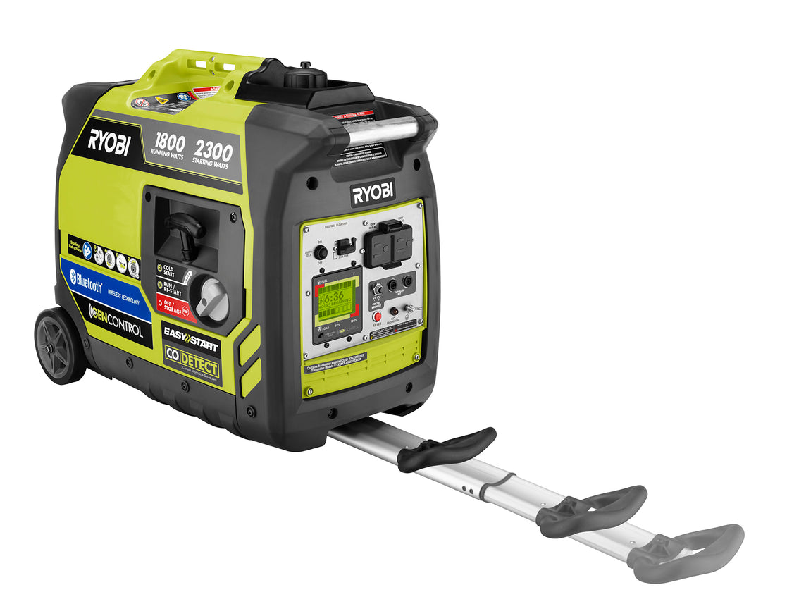 RYOBI 2,300 Starting Watt Reconditioned Bluetooth Super Quiet Gasoline Powered Digital Inverter Generator