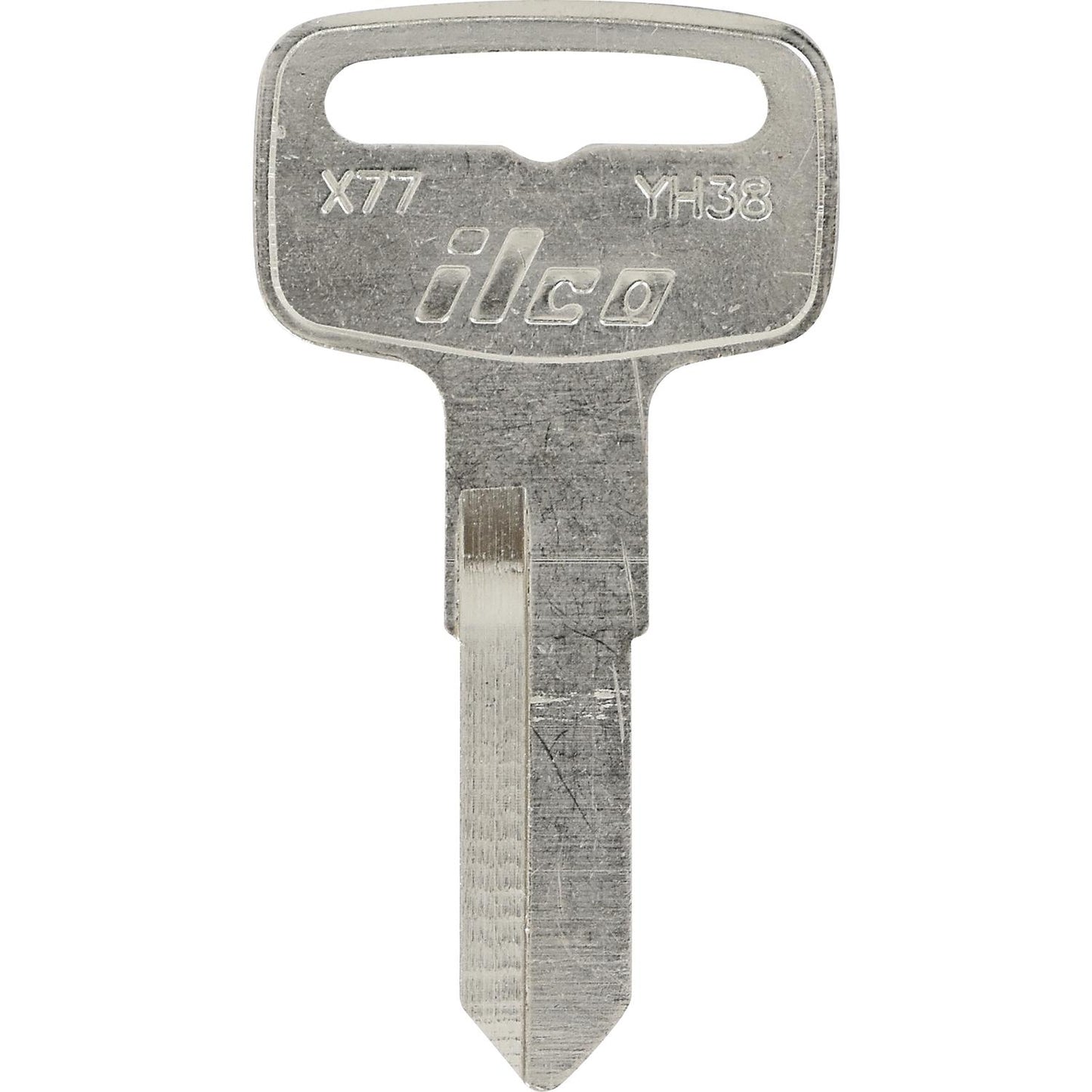 Hillman Traditional Motorcycle Universal Key Blank, Double-Sided