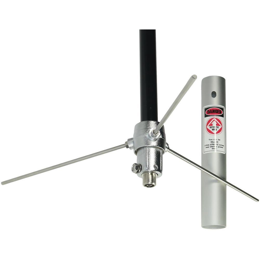 Pre-Tuned 144MHz148MHz VHF/430MHz460MHz UHF Amateur Dual-Band Base Antenna (White Fiberglass) - Super Arbor