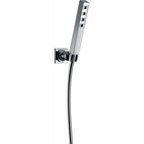 Ara 1-Spray 1.4 in. Single Wall Mount Handheld H2Okinetic Shower Head in Stainless - Super Arbor