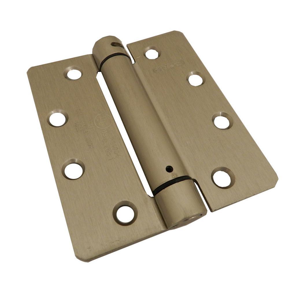 4 in. x 4-1/2 in. Full Mortise Adjustable Spring Hinge - Super Arbor