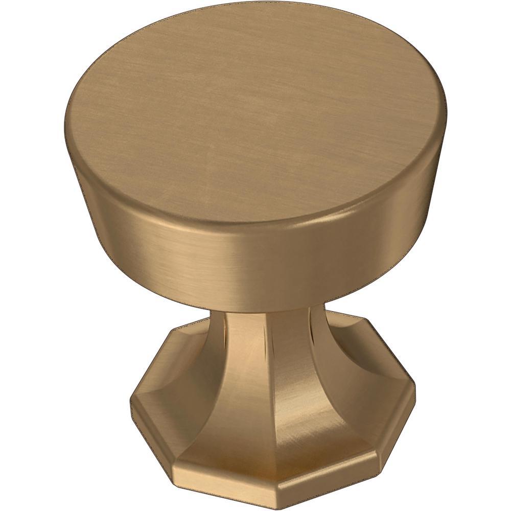 Classic Octagon 1-1/4 in. (32 mm) Satin Nickel Cabinet Knob - Super Arbor