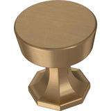 Classic Octagon 1-1/4 in. (32 mm) Satin Nickel Cabinet Knob - Super Arbor