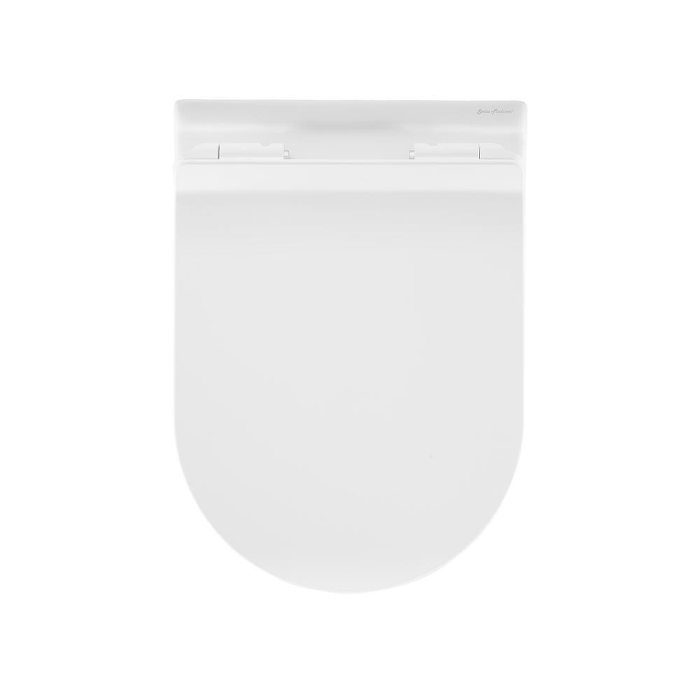 Ivy Wall Hung Elongated Toilet Bowl Only 0.8/1.28 GPF Dual Flush in White - Super Arbor