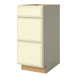 allen + roth Annscroft 15-in W x 34.5-in H x 24-in D Hazelnut Maple Drawer Base Semi-Custom Cabinet