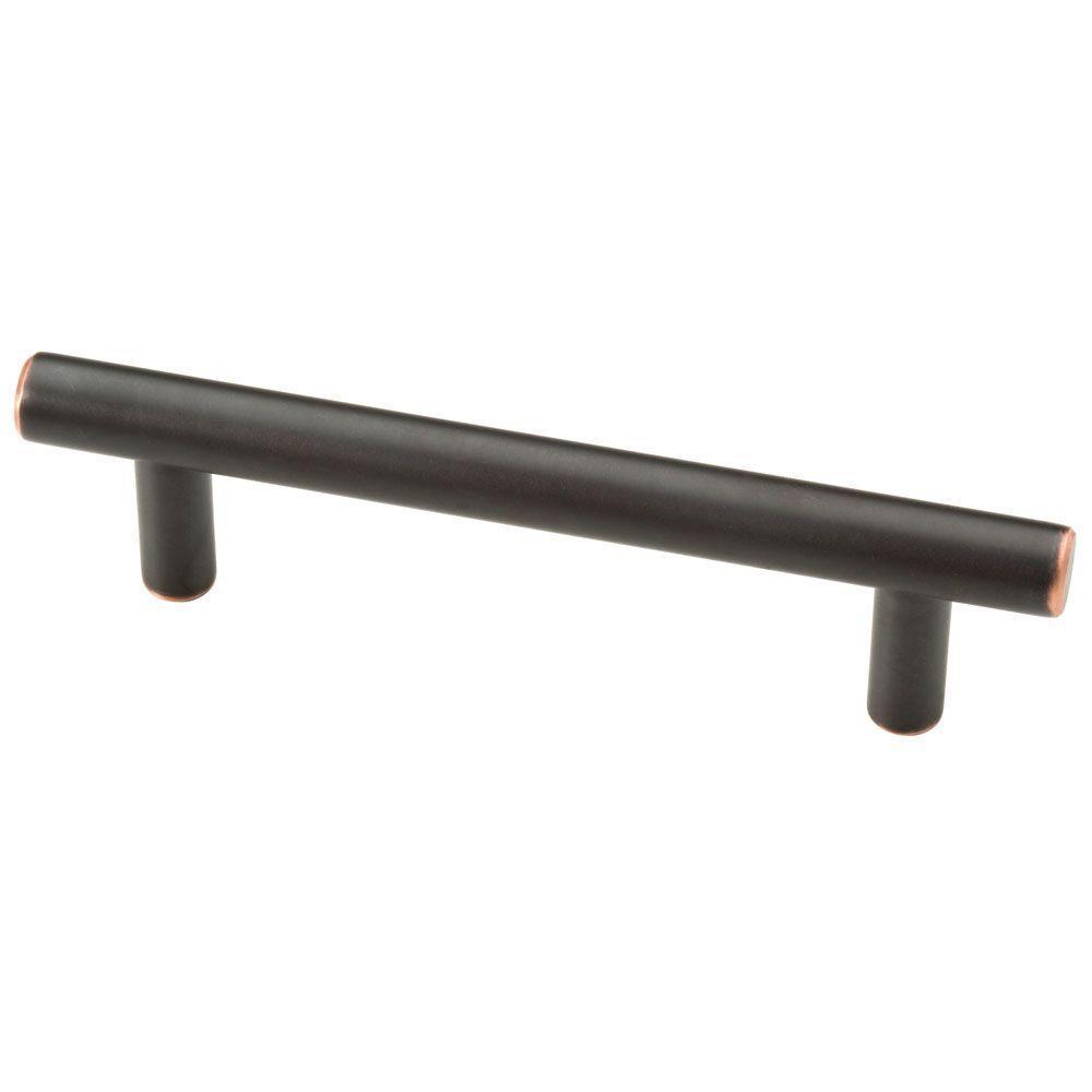 3-3/4 in. (96 mm) Center-to-Center Stainless Steel Bar Drawer Pull (4-Pack) - Super Arbor