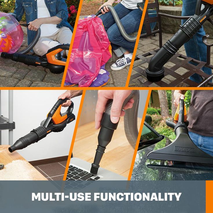 Worx POWER SHARE 20-Volt 120 MPH 80 CFM Cordless Blower (Bare Tool)