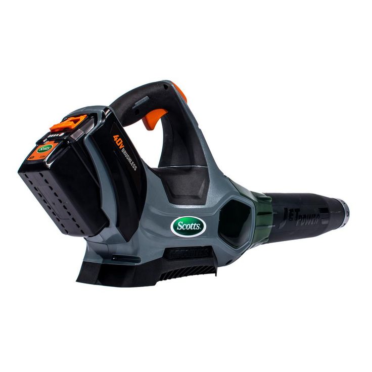 Scotts 140 MPH 500 CFM 40-Volt Lithium-Ion Cordless Handheld Leaf Blower