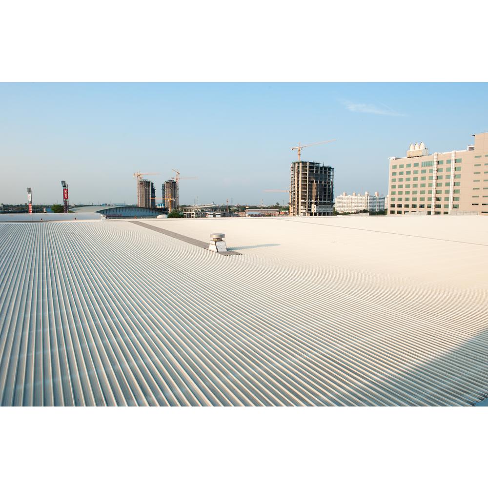 TekTop 5 Gal. Gray 100% Silicone High Solids Roof Coating - Super Arbor