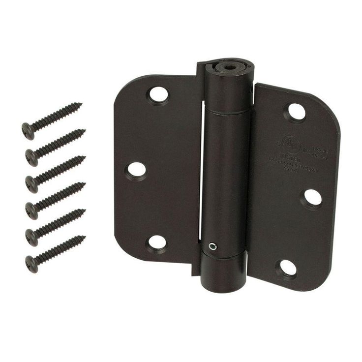 3 in. Satin Brass 5/8 in. Radius Door Hinge
