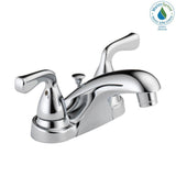 Foundations 4 in. Centerset 2-Handle Bathroom Faucet in Chrome - Super Arbor