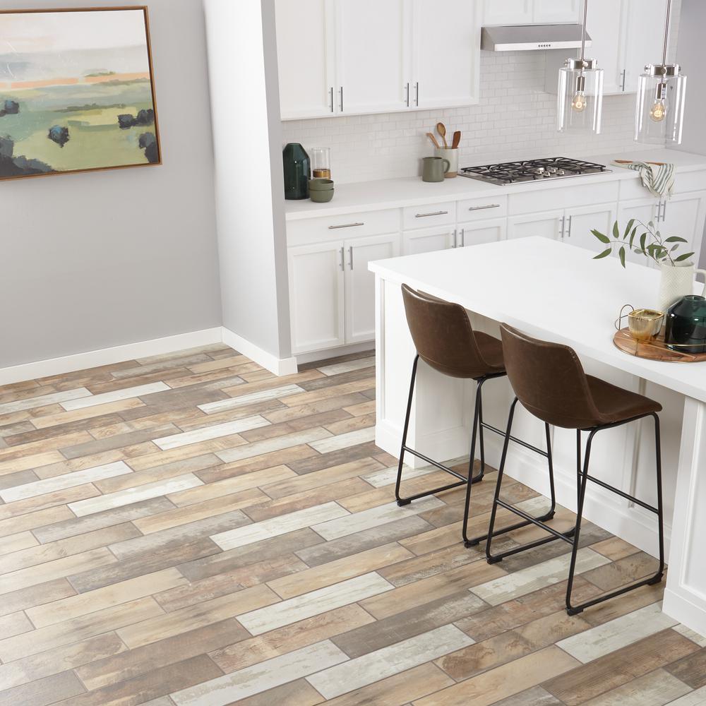 Montagna Wood Vintage Chic 6 in. x 24 in. Porcelain Floor and Wall Tile (392.31 sq. ft. / pallet) - Super Arbor
