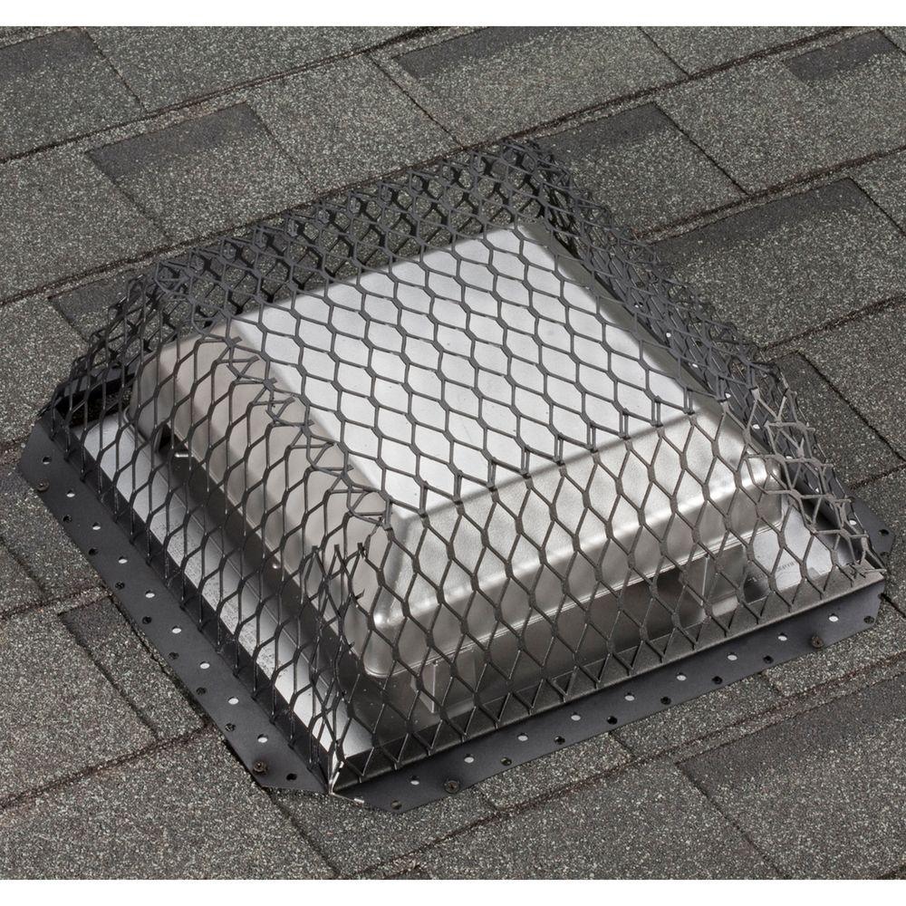 VentGuard 16 in. x 16 in. Roof Wildlife Exclusion Screen in Galvanized Black