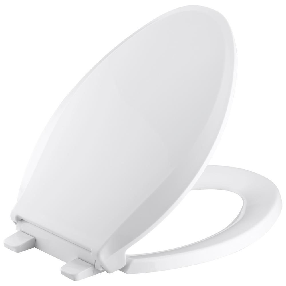 Cachet Round Closed Front Toilet Seat with Q3 Advantage in White - Super Arbor