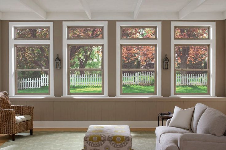 RELIABILT 150 Series New Construction 35-1/2-in x 47-1/2-in x 3-1/4-in Jamb White Vinyl Dual-pane Single Hung Window Half Screen Included