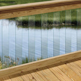 4 in. x 32 in. Clear Glass Baluster (5-Pack) - Super Arbor