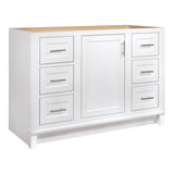 Kinghurst 48 in. W x 21 in. x 33.5 in. H D Bathroom Vanity Cabinet Only in White - Super Arbor