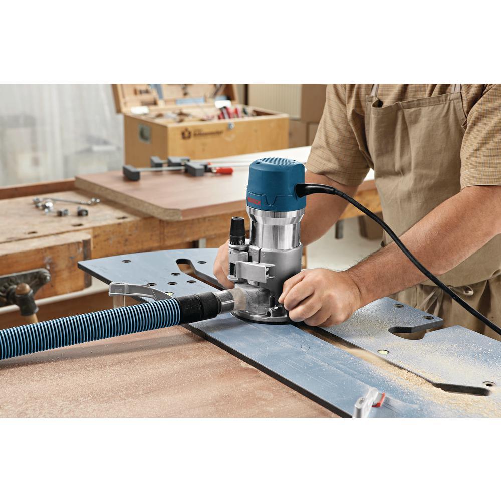 12 Amp 2-1/4 HP Variable Speed Plunge and Fixed Base Corded Router Kit with Bonus 15 Amp Corded Benchtop Router Table - Super Arbor