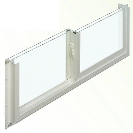 RELIABILT 105 Series New Construction 23-1/2-in x 35-1/2-in x 2-5/8-in Jamb White Vinyl Low-e Argon Single Hung Window with Grids Half Screen Included
