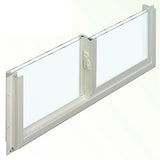 RELIABILT 105 Series New Construction 35-1/2-in x 51-1/2-in x 2-5/8-in Jamb White Vinyl Low-e Argon Single Hung Window with Grids Half Screen Included