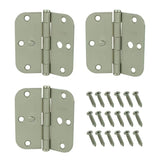 3-1/2 in. Stainless Steel 5/8 in. Radius Security Door Hinge