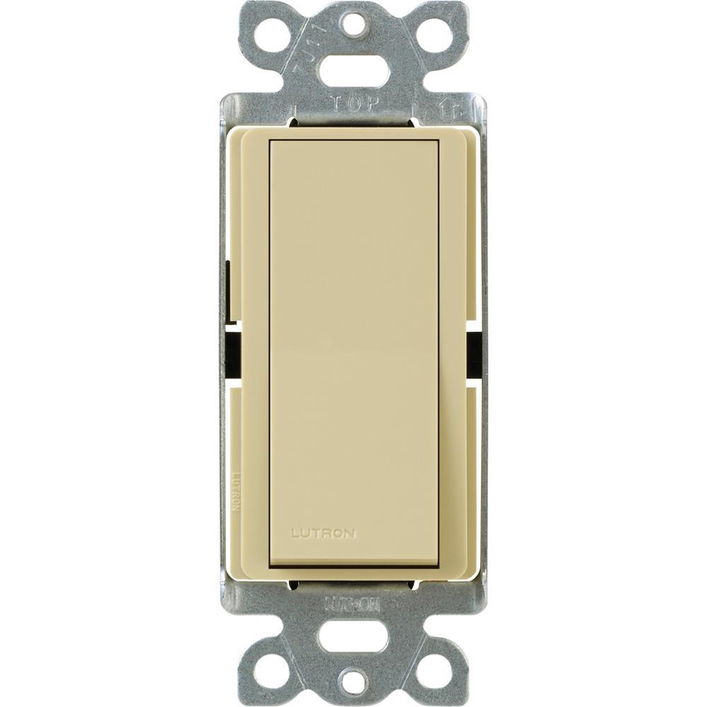 Claro 15 Amp On/Off 3-Way Switch, White - Super Arbor