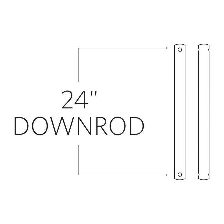 72 in. Matte Black Extension Downrod
