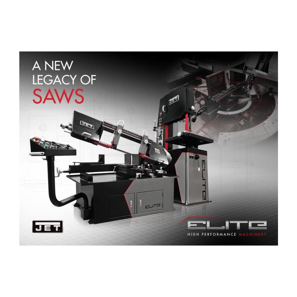 8 in. x 13 in Metalworking Variable Speed Mitering Bandsaw 1-1/2 HP, 115/230-Volt, 1Ph