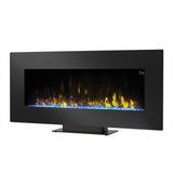 42 in. Infrared Wall Mount Electric Fireplace in Black - Super Arbor