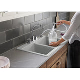 Rubicon 2-Handle Standard Kitchen Faucet with Sidespray in Polished Chrome - Super Arbor