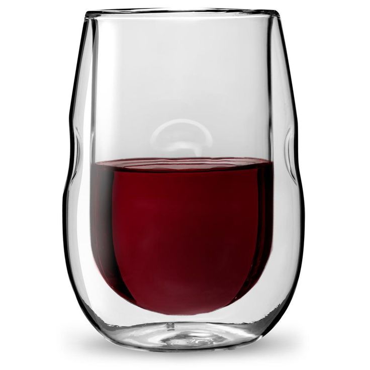Moderna Artisan Series Double Wall Insulated Wine and Beverage Glasses (Set of 4)