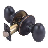 Egg Oil-Rubbed Bronze Passage Hall/Closet Door Knob - Super Arbor
