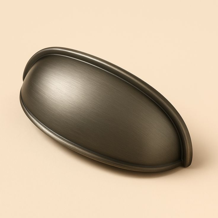 Home Decorators Collection Faceted 3 in. Champagne Bronze Cup Drawer Pull