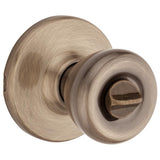 Tylo Polished Brass Bed/Bath Door Knob Featuring Microban Antimicrobial Technology - Super Arbor