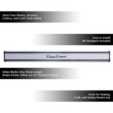 16. in. Stainless Magnetic Aluminum Bar Storage Strip