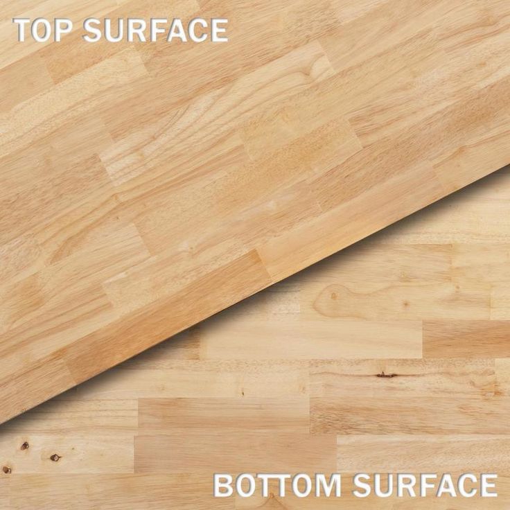 Sparrow Peak Rubberwood 6-ft Natural Straight Butcher Block Rubberwood Kitchen Countertop
