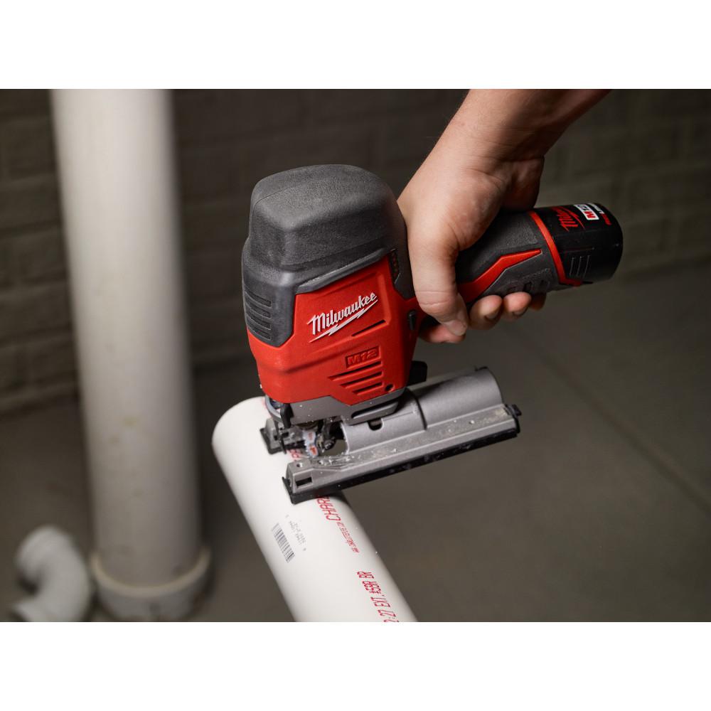 M12 12-Volt Lithium-Ion Cordless Jig Saw Kit with One 4.0 Ah Battery, Charger and Bag - Super Arbor