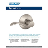 Accent Matte Black Keyed Entry Door Lever with Addison Trim - Super Arbor