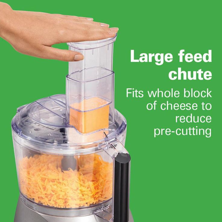10-Cup 3-Speed Grey Food Processor with 6 Functions