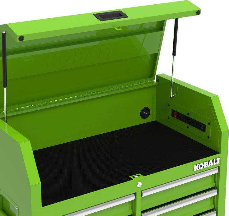 Kobalt 36-in W x 18-in H 6-Drawer Steel Tool Chest (Green)