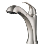 Spot Free Oren Single-Handle Pull-Out Sprayer Kitchen Faucet in All-Brite Stainless Steel - Super Arbor