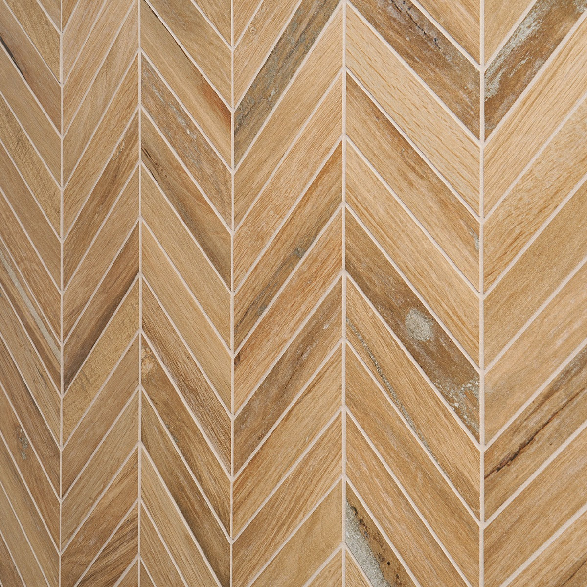 Lux Tile Eternal Birch Chevron Matte Porcelain Mosaic Tile