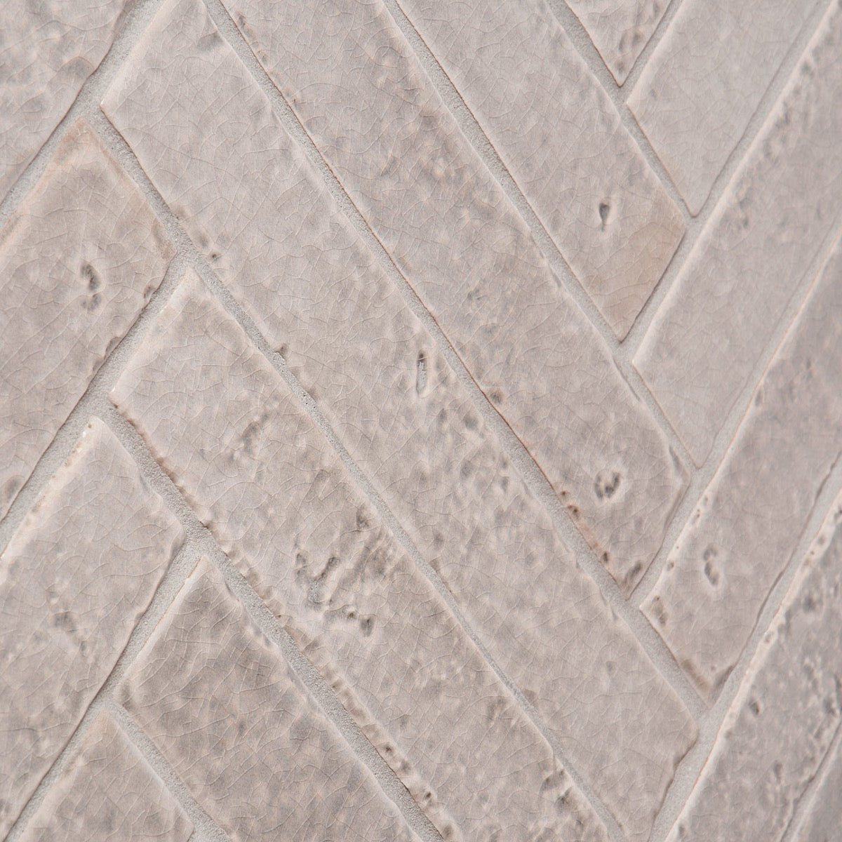 Wabi Sabi Agata Gray 1.5x9 Crackled Glossy Ceramic Tile - Lux Tile