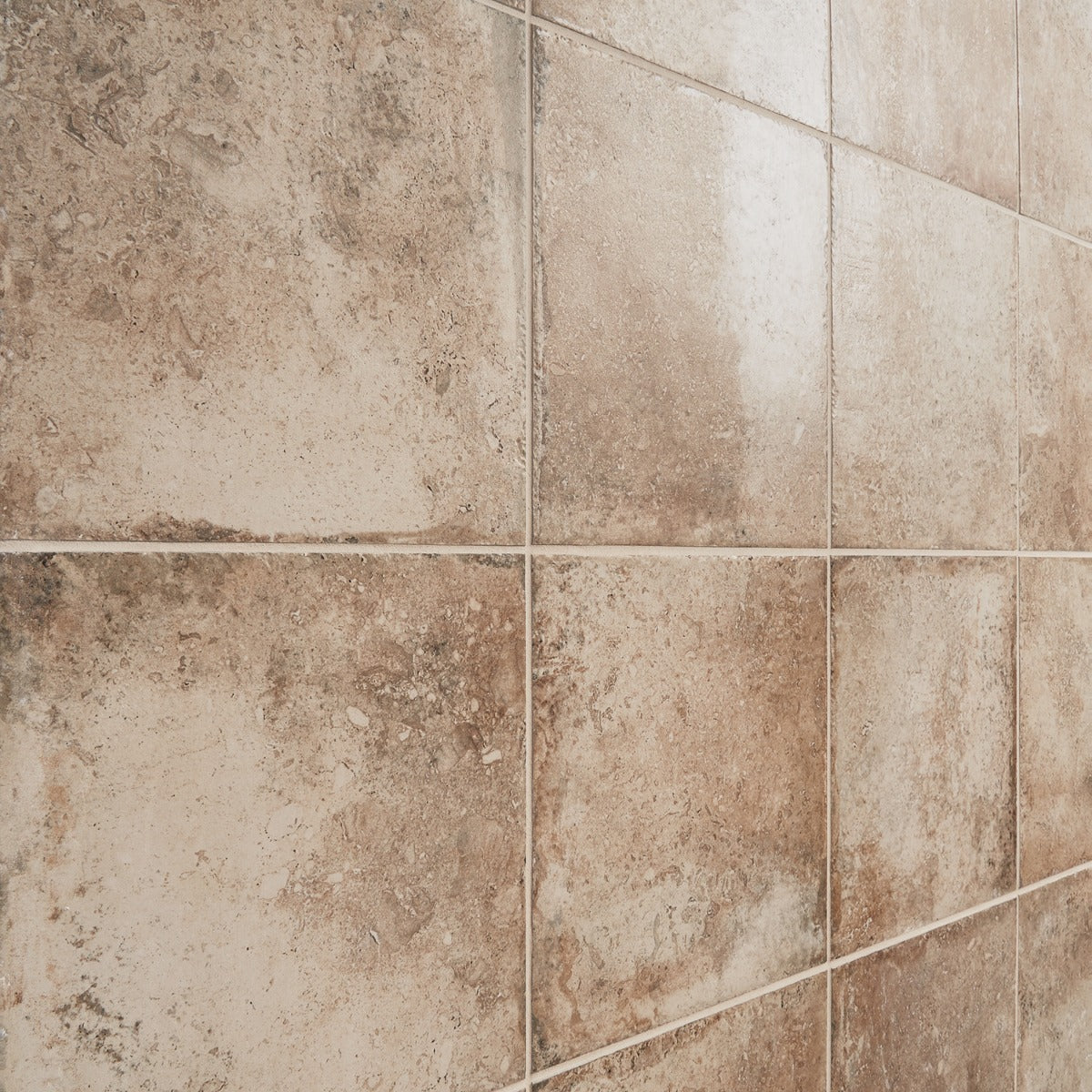 Seville Delfi Beige 12x12 Matte Porcelain Tile - Travertine Look
