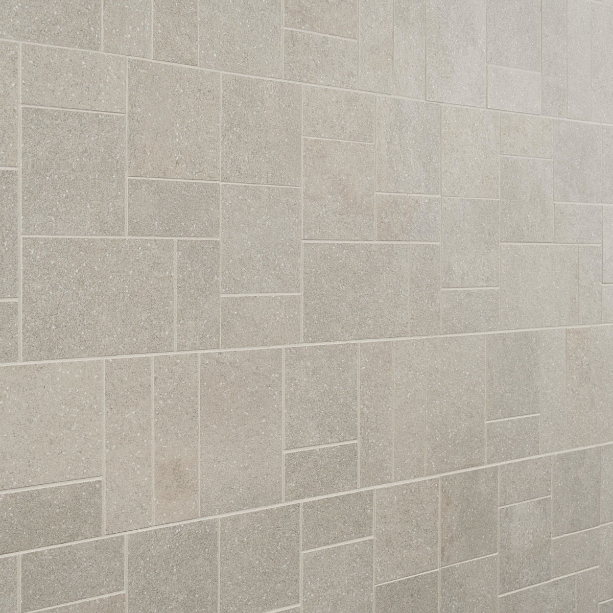 Acadia French Pattern Linen White Matte Porcelain Mosaic Tile - Tilebar