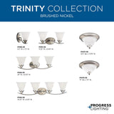 Progress Lighting Trinity 3-Light Antique Bronze Transitional Chandelier